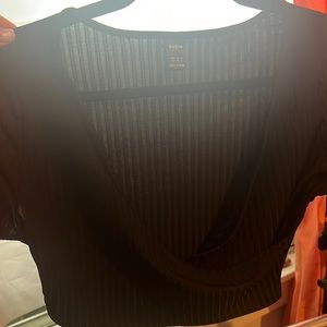 Shein short sleeve crop top